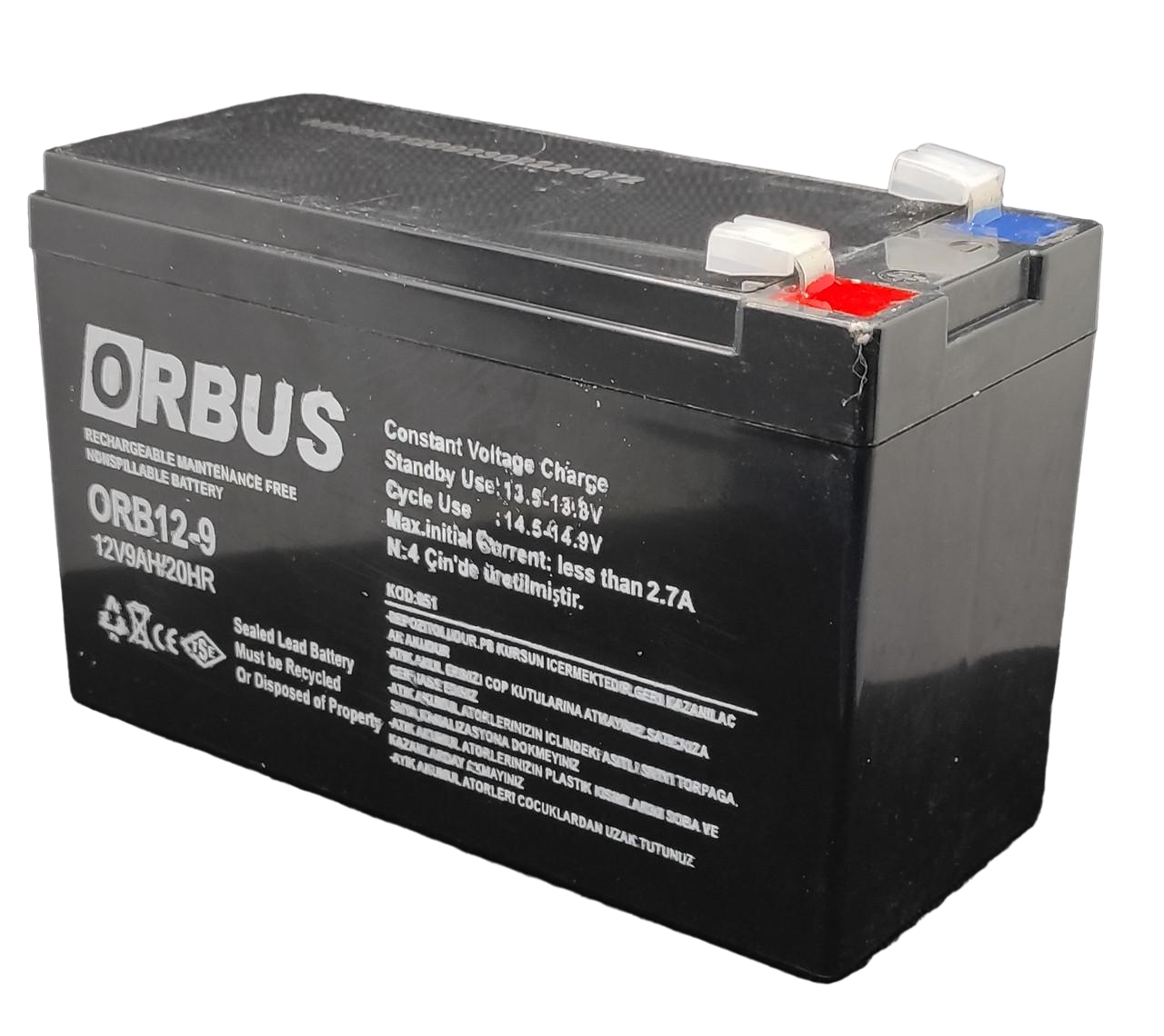 Акумулятор ORBUS ORB12-9 12V 9 Ah (18515811)